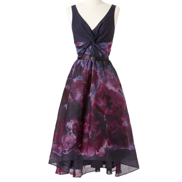 Neiman Marcus Lela Rose Water Color Dress - Picture 8 of 8